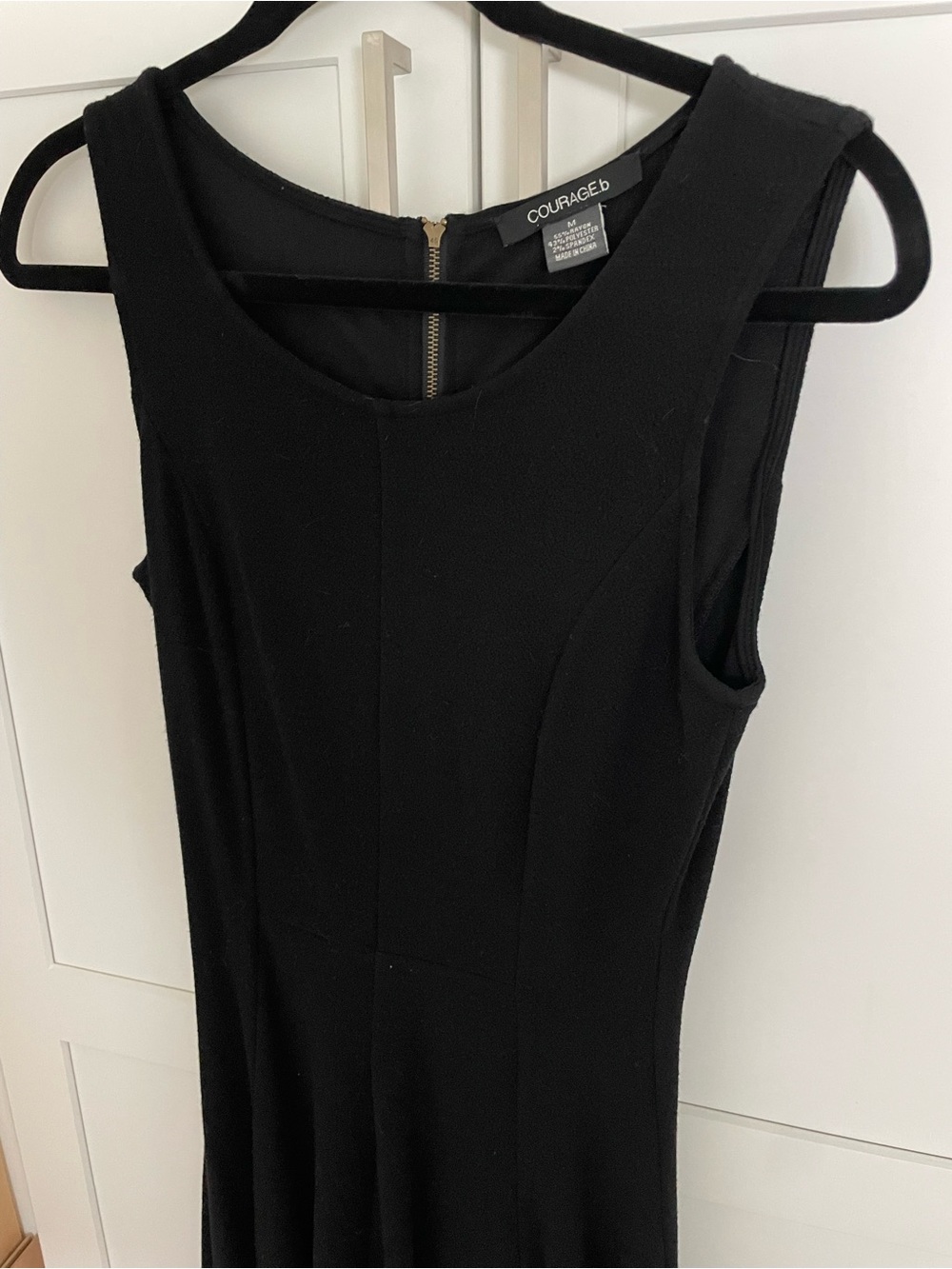 Black Sleeveless Midi Dress
